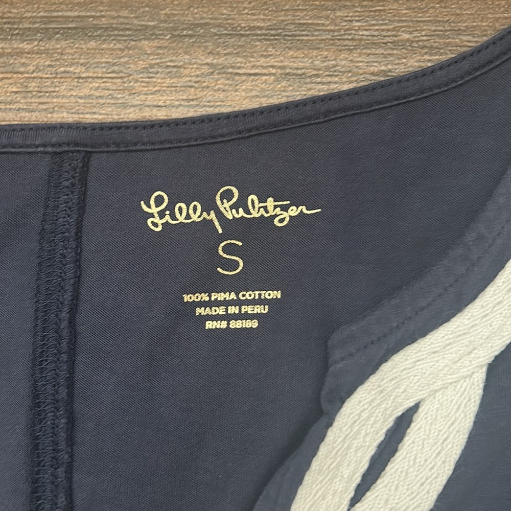Lilly Pulitzer navy dress - Picture 4 of 5